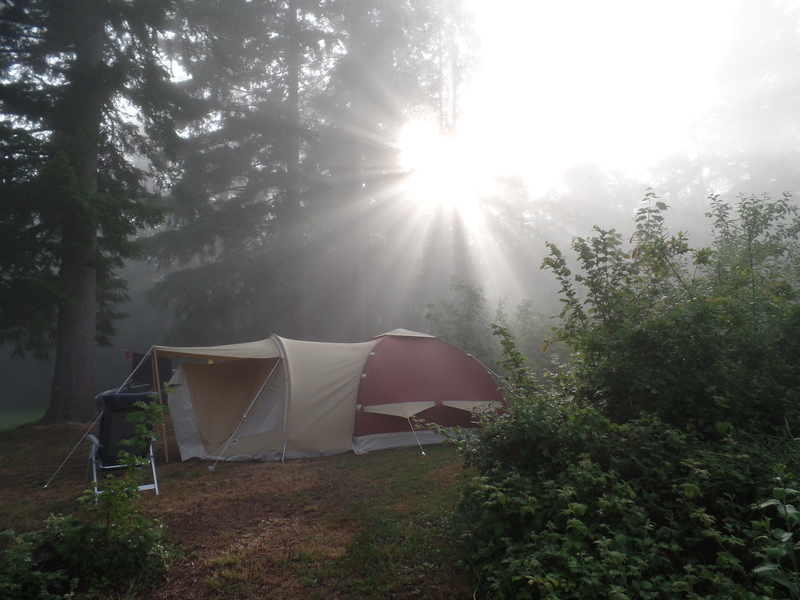 Tent in de zon