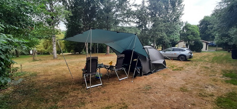 Tent met tarp